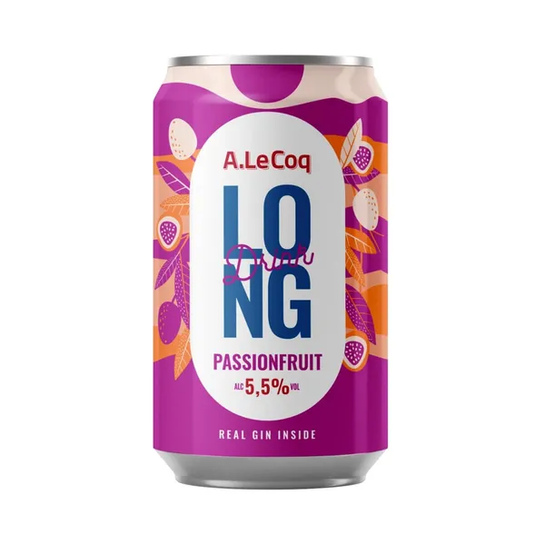 Muu alkohoolne jook A. LE COQ Long Passionfruit, 5,5%vol, 0,33L