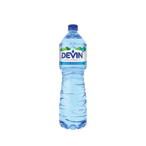 Looduslikult aluseline mineraalvesi, DEVIN, 1,5 L