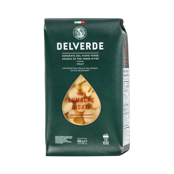 Lumache Rigate nr 39, DELVERDE, 500 g