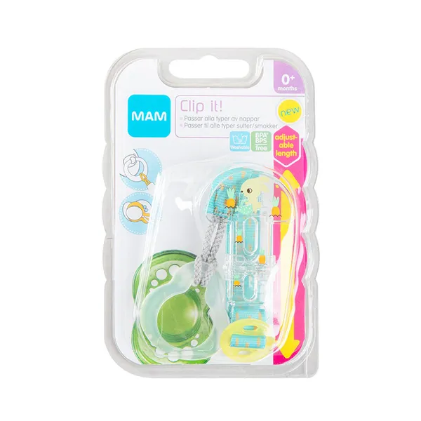 Lutipael Clip it! neutral, MAM, 1 tk