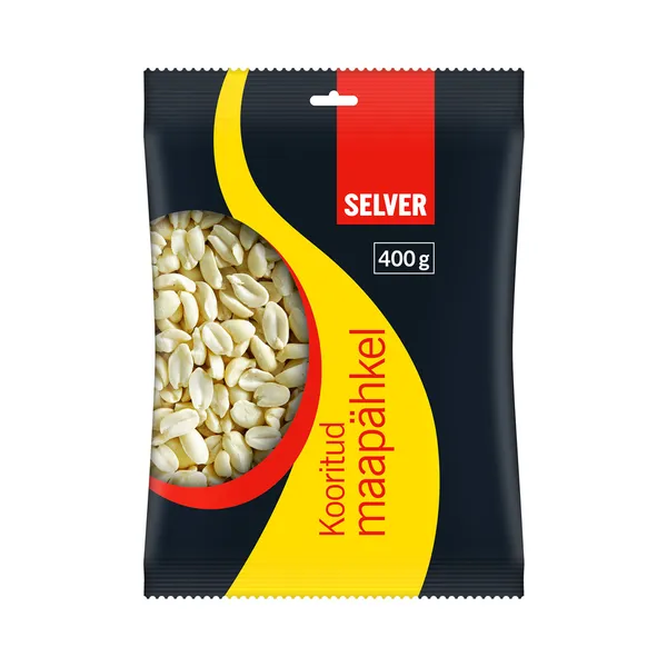 Maapähkel kooritud, SELVER, 400 g