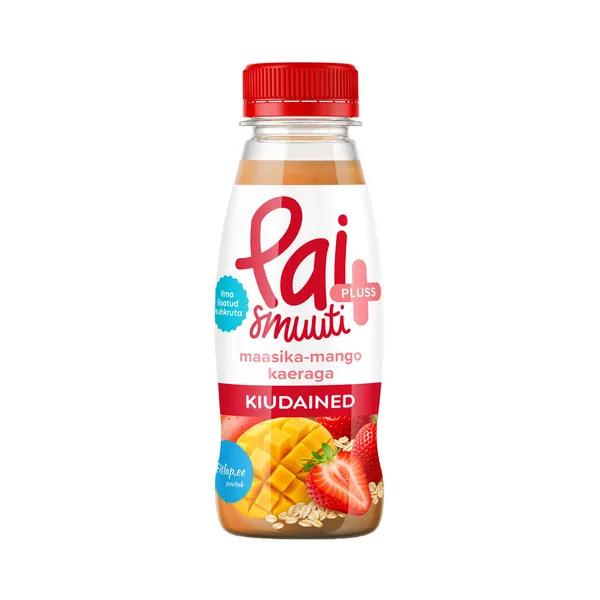 Maasika-mango smuuti kaeraga, PAI+, 250 ml