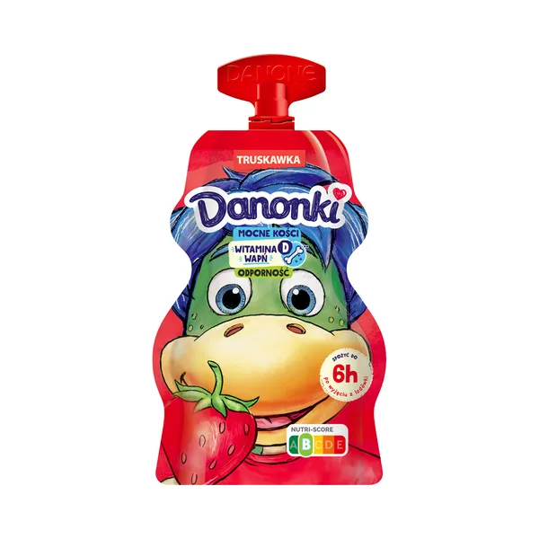 Maasikajogurt tuubis, DANONINO, 70 g