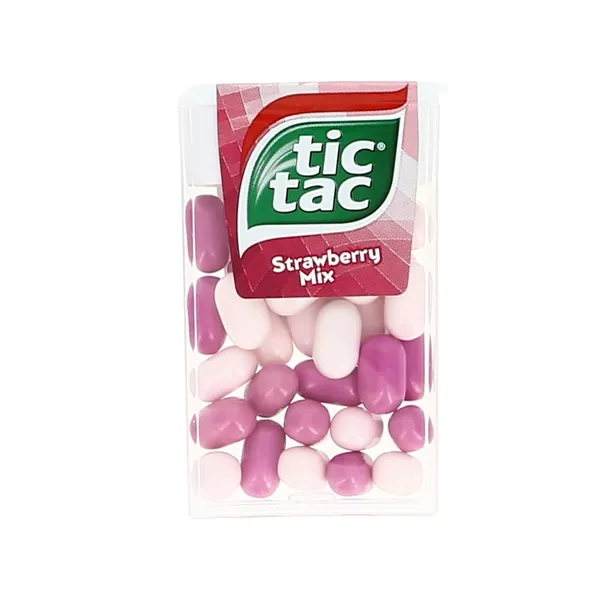 Maasikamaitselised dražeed, TIC TAC, 18 g