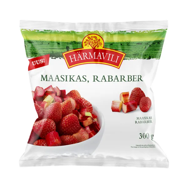 Maasikas-rabarber, HÄRMAVILI, 300g