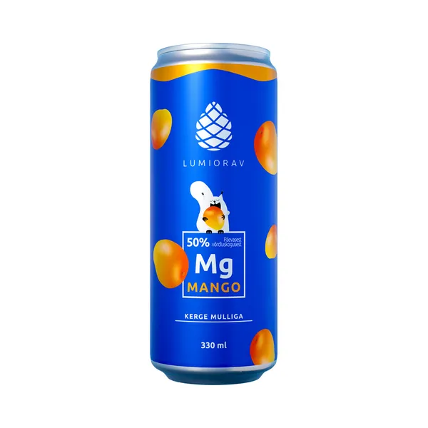 Magneesiumivesi mango, LUMIORAV, 330 ml