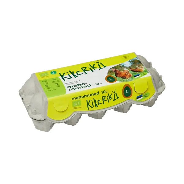 Mahe kanamuna L, KIKERIKII ÖKOMUNAD, 10 tk