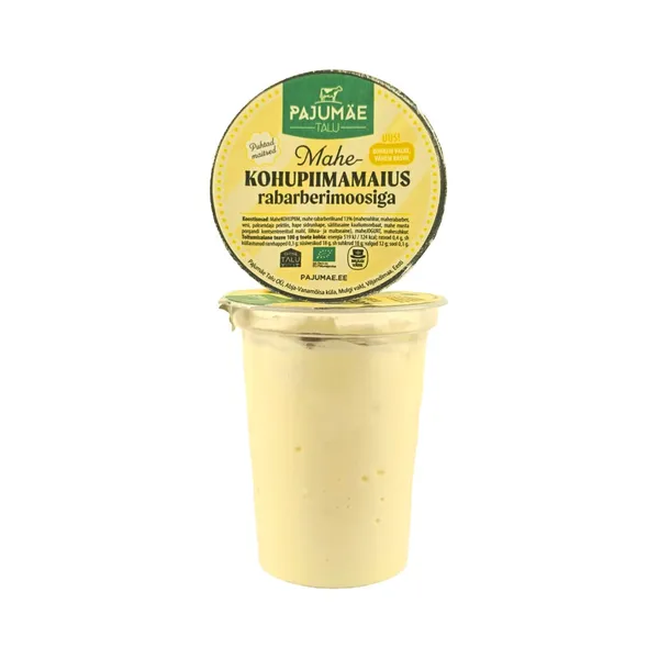 Mahe-kohupiimamaius rabarberimoosiga, PAJUMÄE TALU, 380 g