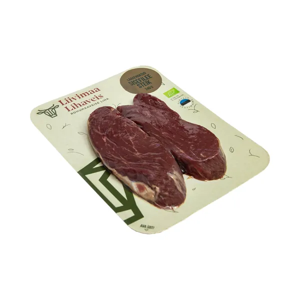 Mahe rohumaaveise sisefilee steik (laagertatud), LIIVIMAA LIHAVEIS, 240 g