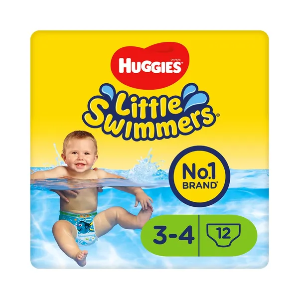 Mähkmed Little Swimmers S, HUGGIES, 7-15 kg/12 tk