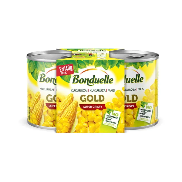 Mais duopakk, BONDUELLE, 280 g neto