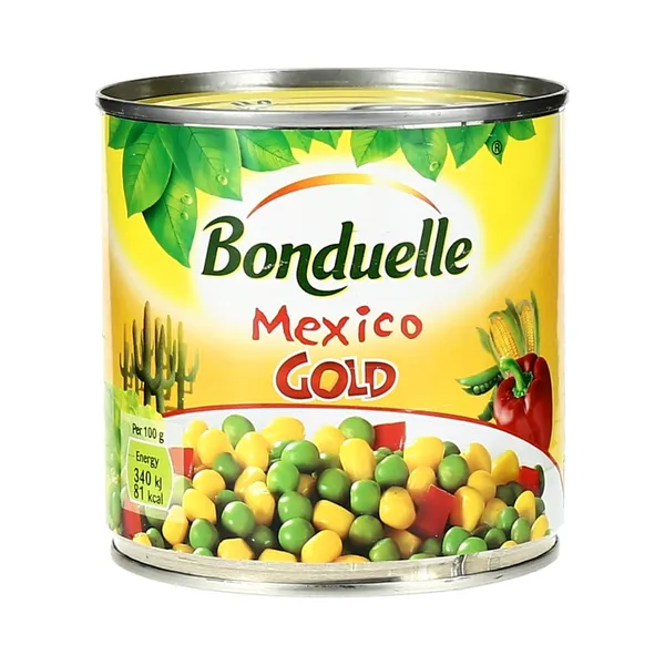 Mais, hernes ja paprika, BONDUELLE, 425 ml