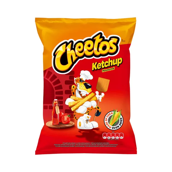 Maisikrõps ketšupimaitseline, CHEETOS, 165 g