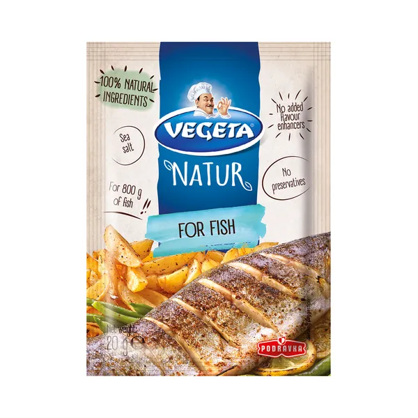 Maitseaine Vegeta Natur kalale, PODRAVKA, 20 g