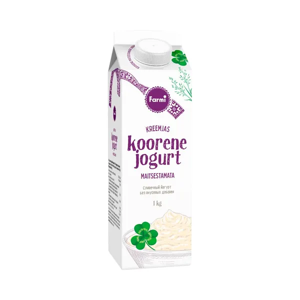 Maitsestamata jogurt, FARMI, 1 kg