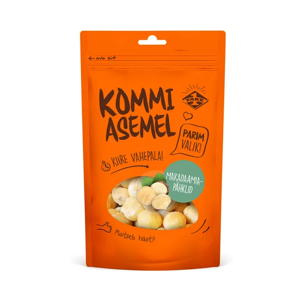 Makadaamiapähklid, KOMMI ASEMEL, 130 g