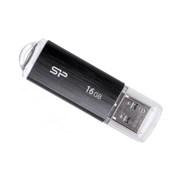 Mälupulk Ultima U02 16GB must, SILICONPOWER, 1tk