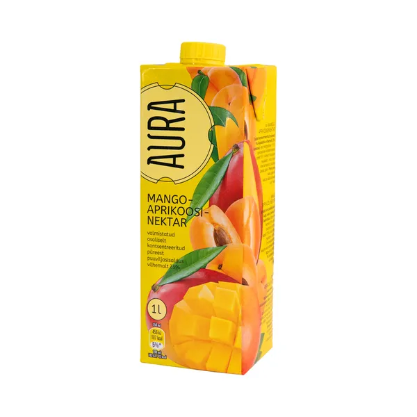 Mango-aprikoosi nektar, AURA, 1 L