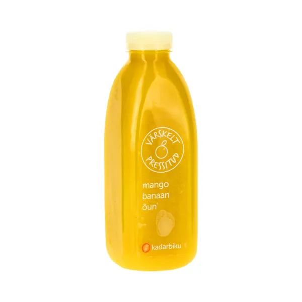 Mango, banaani, õuna värskelt pressitud mahl, KADARBIKU KÖÖGIVILI, 750 ml