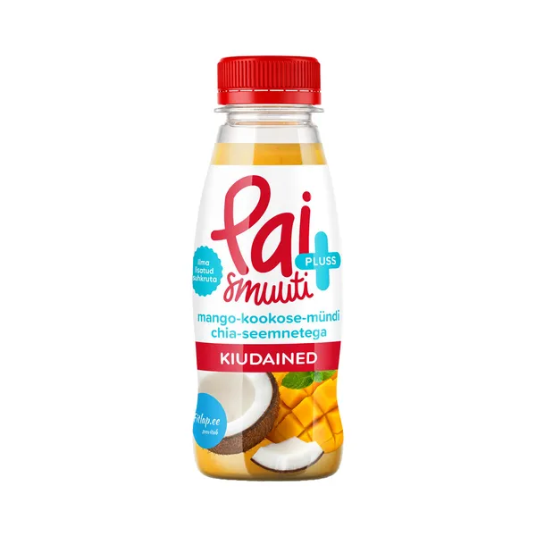 Mango-kookose-mündi smuuti chia-seemnetega, PAI+, 250 ml