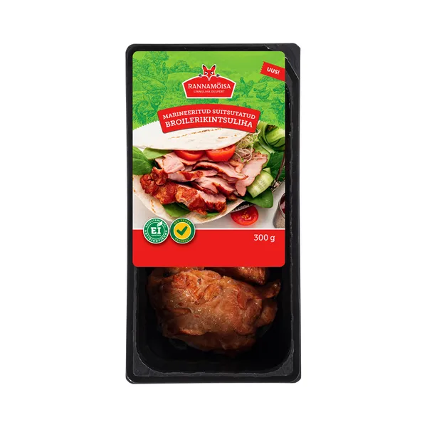 Marineeritud suitsutatud broilerikintsuliha, RANNAMÕISA, 300 g