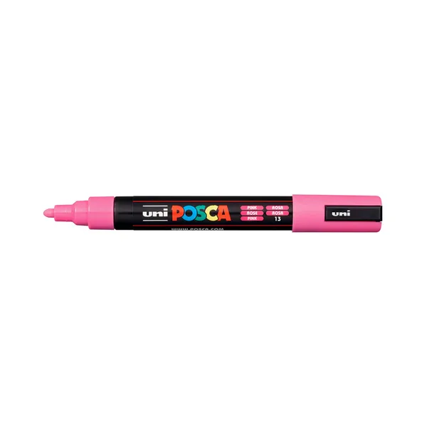 Marker PC-5M,1.8 roosa, POSCA, 1 tk