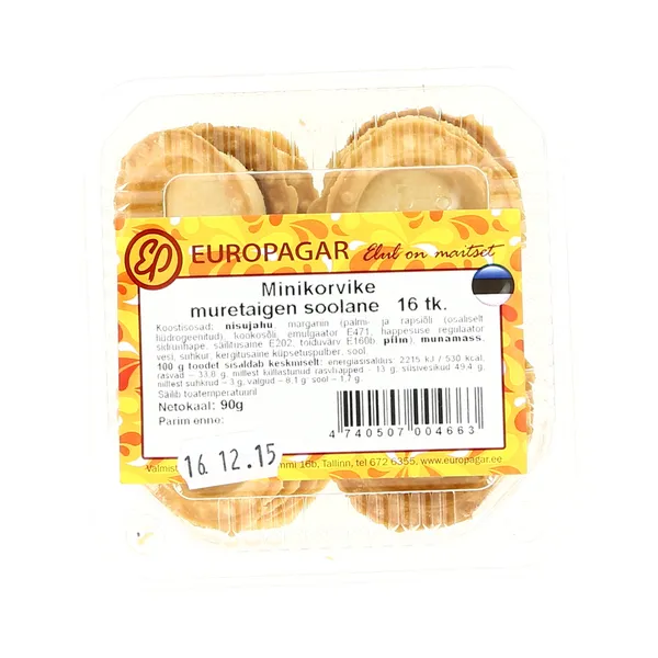 Mini muretaignakorvike 16tk, EUROPAGAR, 90g
