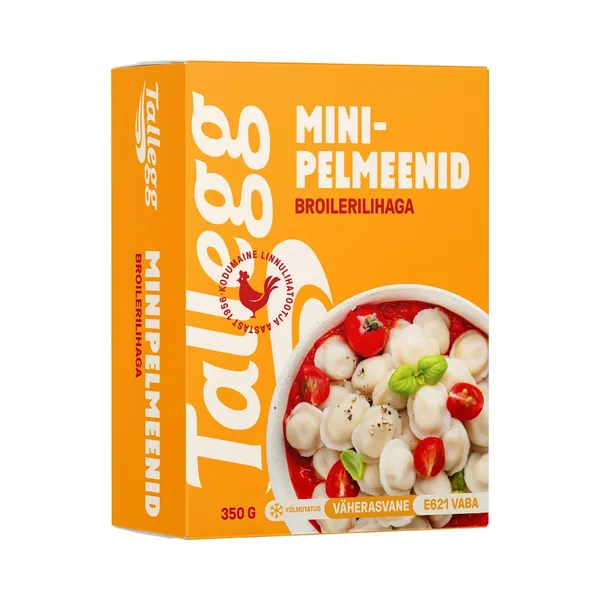 Minipelmeenid broilerilihaga, TALLEGG, 350 g
