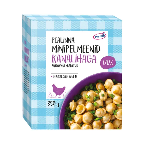 Minipelmeenid kanalihaga, PEALINNA, 350 g