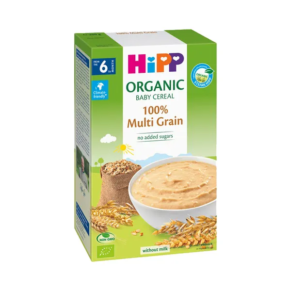 Mitmeviljapuder, 6+, mahe, HIPP, 200g