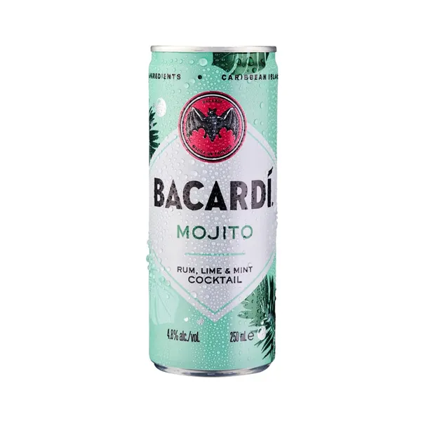 Kokteilijook Bacardi Mojito 5%vol, 0,25L Purk, R22/166149/46