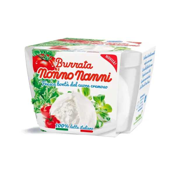 Mozzarella Burrata, NONNO NANNI, 125 g