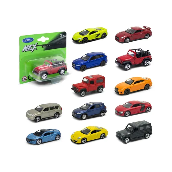 Mudelauto 1:60-64, WELLY, 1tk