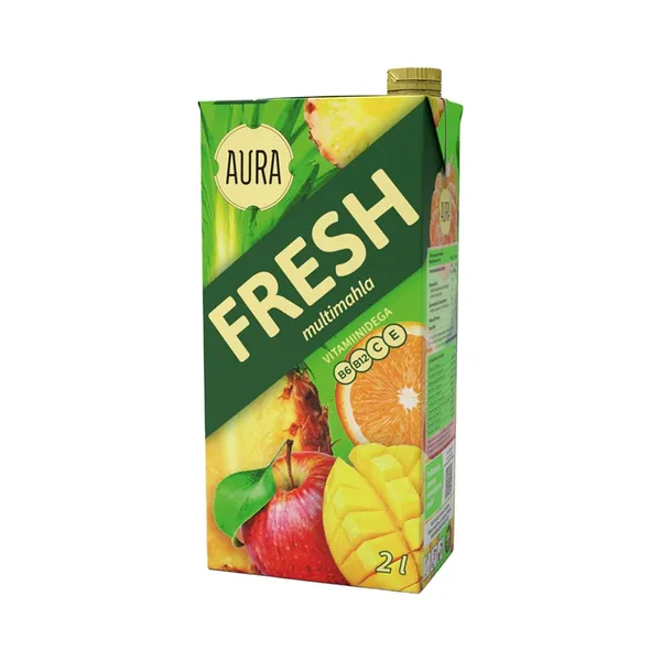 Multifruit mahlajook, AURA FRESH, 2 L