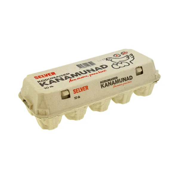 Munad M10 valged, SELVER, 10 tk