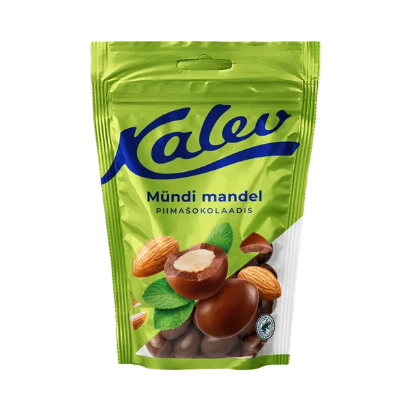 Mündi mandel piimašokolaadis, KALEV, 140 g