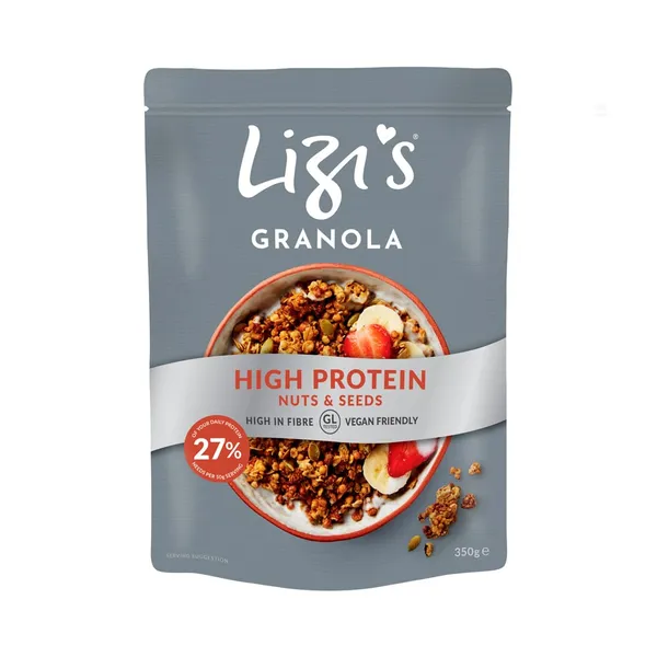 Müsli kõrge proteiini sisaldusega, LIZI'S GRANOLA, 350 g