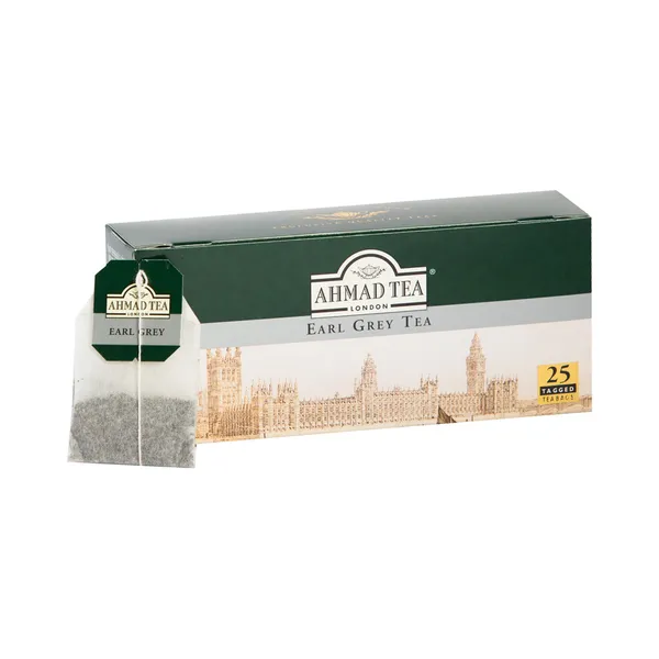 Must tee Earl Grey niidiga kotis 25pk, AHMAD, 50 g