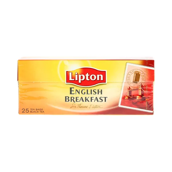 Must tee English Brakfast niidiga kotis 25pk, LIPTON, 50 g
