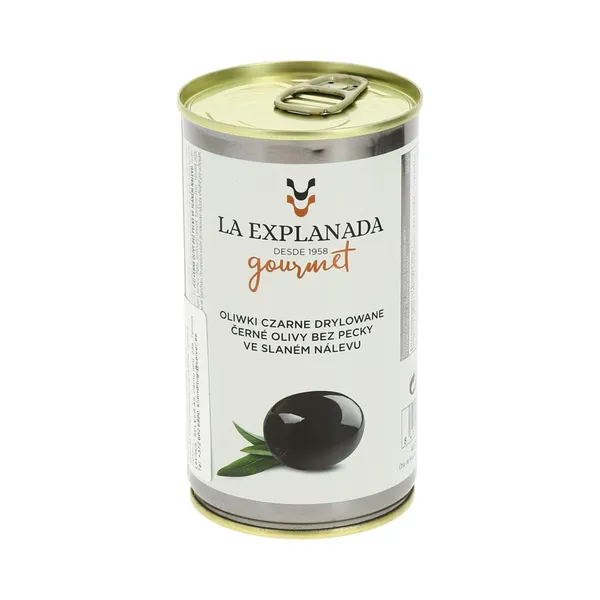 Mustad kivideta oliivid, EXPLANADA GOURMET, 370 ml
