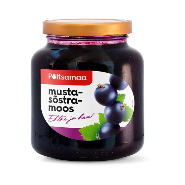Mustsõstramoos Põltsamaa 380g