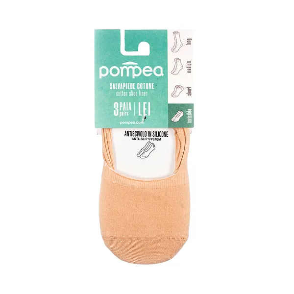 N. Sokipöiad Cotone Adelfia LEI, 3-paar,35/38 nudo, POMPEA, 35/38