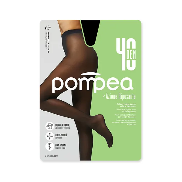 Naiste sukkpüksid Riposante 40 den nero 4, POMPEA, 1 paar