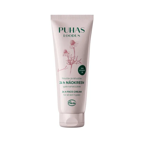 Näokreem kummeliga 24h, PUHAS LOODUS, 75 ml