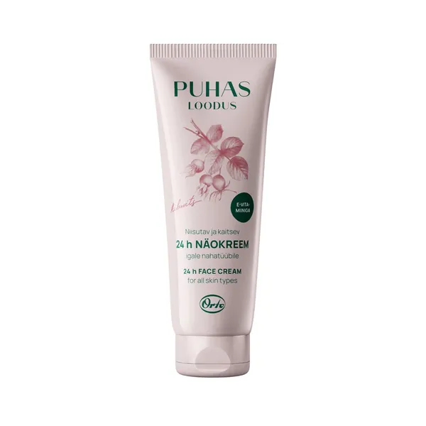 Näokreem niisutav, PUHAS LOODUS, 75 ml