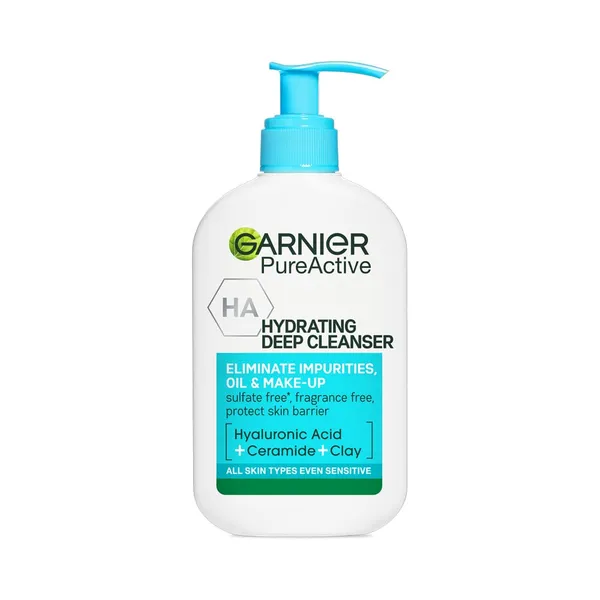 Näopesuvahend Pure Active, niisutav sügavpuhastav, GARNIER, 250 ml