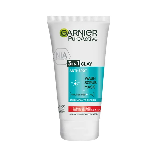 Näopuhastusgeel Pure 3in1, GARNIER, 150 ml