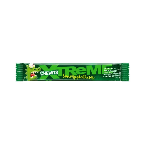 Närimiskommid hapu õun, CHEWITS, 34 g
