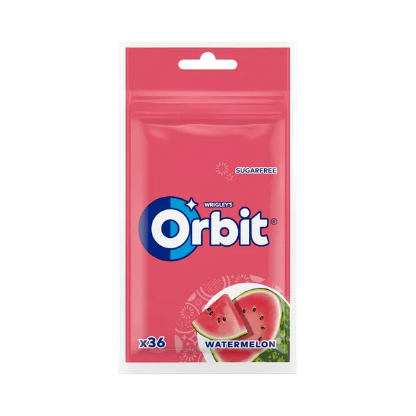 Närimiskumm arbuusimaitseline, ORBIT, 50 g
