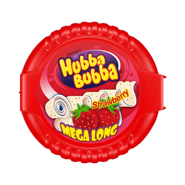 Närimiskumm Strawberry, HUBBA BUBBA, 56g